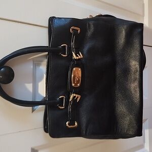 Michael Kors Black Leather Bag